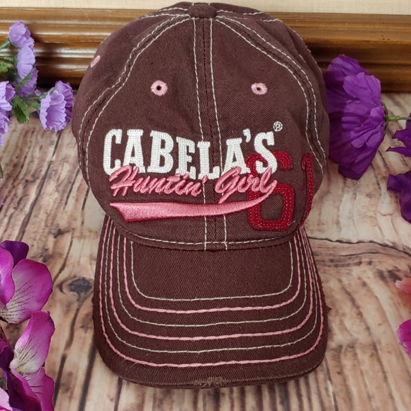 Cabela's Accessories - Cabela's Hunting Girl Brown Pink baseball cap hat